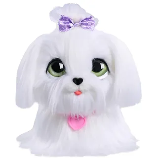 Just Play furReal GoGo Walkin’ Pup-Hündchen, interaktives Spielzeug, 22,9 cm großer, hüpfender Plüschwelpe mit Soundeffekten, Kinderspielzeug ab 4 Jahren