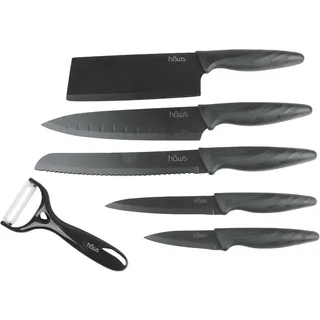 HAWS Keramikmesser-Set 6teilig - Schwarz