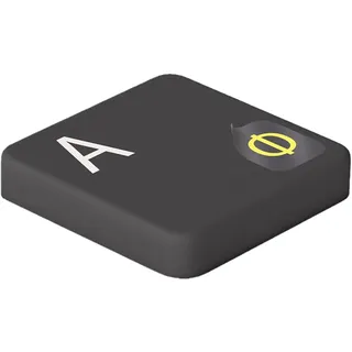 hoopomania RUSSISCHE Tastatur Aufkleber [gelb - 5x6mm] russische Tastatur Sticker für Laptop und PC