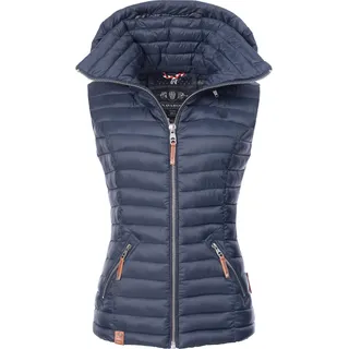 Steppweste NAVAHOO "Steppweste Shadaa", Damen, Gr. XS, blau (navy), Obermaterial: 100% Nylon NY.  Futter: 100% Polyester PES. 100% Polyester PES., Westen Steppweste