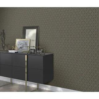 Erismann Vliestapete »Vliestapete ANTOINETTE« geprägt Phthalate frei, schwarz