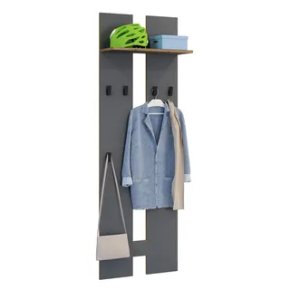 VCM Garderobenschrank Salia L Schwarz