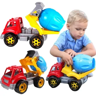 Baufahrzeug Betonmischer Mobiles Fass Bau Little Builders 3718