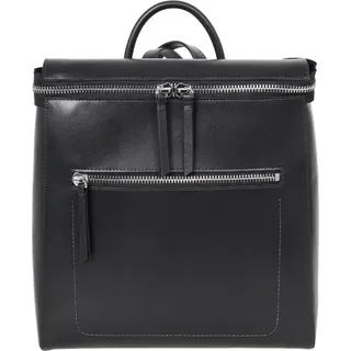 CINQUE Leder Freizeitrucksack Rucksack Diane Backpack Black schwarz - Schwarz