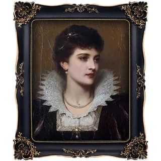 FJXMFRAME Gothic-Bilderrahmen, 20,3 x 25,4 cm, antiker kunstvoller Barock, viktorianischer Stil, für Wand- oder Tischdekoration, passend für Fotos der Größe 20,3 x 25,4 cm oder 12,7 x 17,8