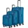 Chios Koffer-Set 3-tlg. petrol/blau