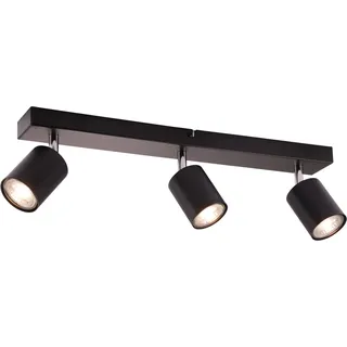 Brilliant LED-Deckenstrahler Taio 3-flammig Schwarz 52,5 cm