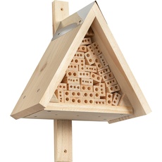 HABA 304543 - Terra Kids Insektenhotel-Bausatz, Bausatz und Anleitung zum Selber bauen von einem Insektenhotel für Kinder (28,5 x 40 x 28,5 cm), zum Beobachten von Insekten