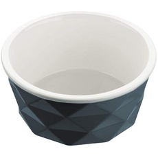 Bild Eiby Keramik-Napf, Futter- und Trinknapf, rutschhemmend, 350ml, blau
