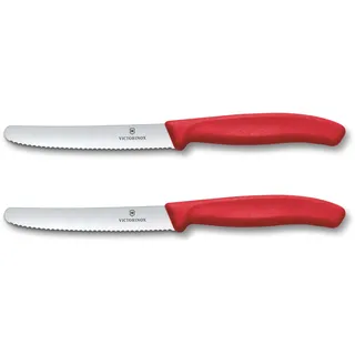 Victorinox Swiss Classic Frühstücksmesser 11 cm 2-tlg. Rot