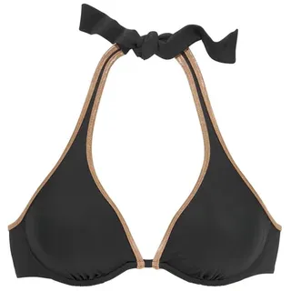 Bruno Banani Bügel-Bikini-Top Damen schwarz Gr.36 Cup B