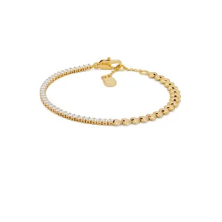 Fossil Sutton Damen Gold-Ton Messing Armband, JA7303710