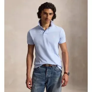 Polo Ralph Lauren für Herren. 710680784531 Das ikonische hellblaue Piqué-Poloshirt (XL), Lässig, Baumwolle, Kurzarm