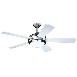 AireRyder Ursa 132 cm Deckenventilator Satin Nickel/Weiß