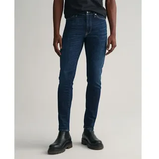 Gant Active Recover Slim Fit Jeans - Dark Blue Worn In - 33 - 34