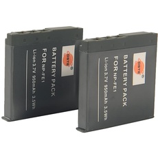 DSTE (2-Pack) Li-Ionen Batterie kompatibel mit Sony NP-FE1 DSC-T7 DSC-T7/b DSC-T7/S DSC-P2 DSC-P3 DSC-P5 DSC-P9 DSC-P7 DSC-P10 Kamera