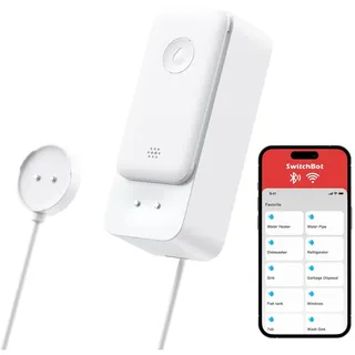 SWITCHBOT WLAN Wassermelder, mit Sensorkabel, weiß