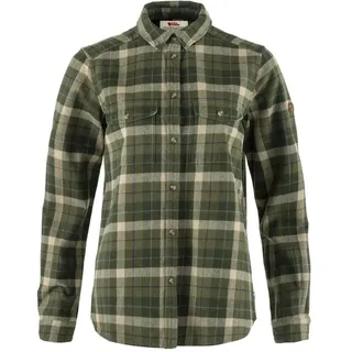 Fjällräven Damen Värmland Heavy Hemd, Green/Deep Forest, L