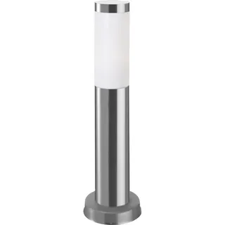 FORLIGHT Koral IP55 Wasserdichte Gartenleuchte für den Außenbereich. Lichtmast für Wege und Pfade. Urban Grey Edelstahl Pollerleuchte 23W. Moderne Laterne Laterne für Wege und Pfade