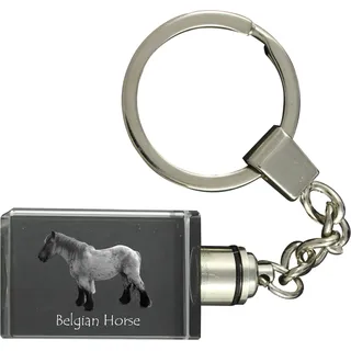 Belgisches Pferd - Wanduhr mit Pferd, Uhr mit Druck für das Regal, personalisierte Hausdekoration der Marke Art-Dog