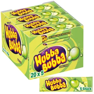 Hubba Bubba Kaugummi Apfel, 20er Pack (20 x 5 Stück)