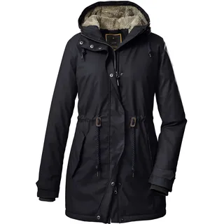 G.I.G.A. DX (GIGEQ Damen Casual PU-Funktionsparka mit Kapuze GW 53 WMN JCKT, dunkelnavy, 42, 38937-000