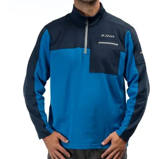 Klim Glacier 1/4 Zip, Funktionspullover - Blau/Dunkelblau - M