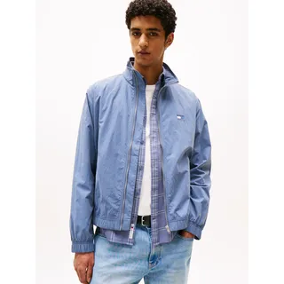 Tommy Jeans Collegejacke "TJM ESSENTIAL JACKET EXT" Freizeitjacke, Übergangsjacke, Baumwoll Twilljacke, blau moment