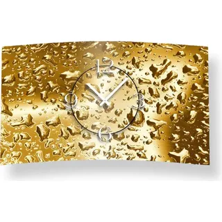 Wanduhr - modern - Dixtime Modell: 3D-0034 - Gold