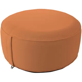 ED ENJOY HOME Sitzsack für den Außenbereich, rund, aufblasbar, Orange, 55 x 55 cm, mit Bezug, Kollektion Jardin Borneo