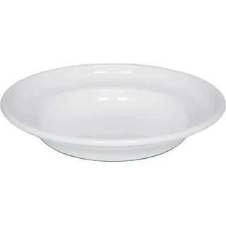 Riess, 0306-033, Teller 22, CLASSIC- WEISS, Durchmesser 22 cm, Höhe 4.3 cm, Emaille, weiß, Induktion