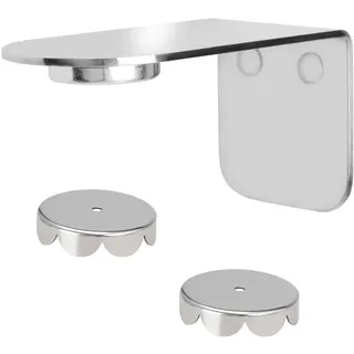 bremermann Magnet-Seifenhalter, silber, Edelstahl , Metall , 4.5x4.5x8 cm , Badaccessoires, Seifenschalen