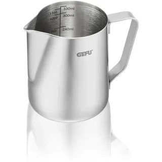 GEFU Milchkännchen BARISTA, 350 ml, Milchkanne, Silber