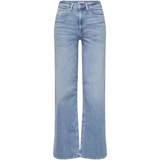 Only Jeans Wide-Fit, Waschung, für Damen, 177934 Light Blue Denim, / Gr.: W30/L32