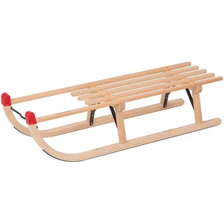 Colint Davos Rodel Schlitten 90 cm aus Buchenholz Holzschlitten Rodelschlitten holz