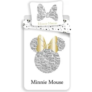 Kinderbettwäsche – Minnie Gold