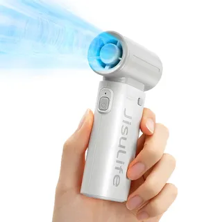 JISULIFE Handventilator, Life9 3600mAh Tragbarer Mini-Gebläse-USB-Ventilator – Grau