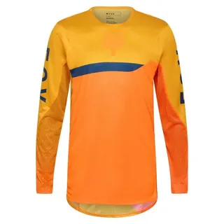 FOX Flexair Fracture Motocross Jersey, gelb/orange, 2XL