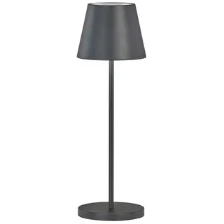 Schöner Wohnen Akku-Tischleuchte , Schwarz , Metall , G , 34 cm , Farbwechsler, stufenverstellbar, kabelloses Laden, tragbar, kabellos , Lampen & Leuchten, Innenbeleuchtung, Tischlampen, Akku-Tischlampen