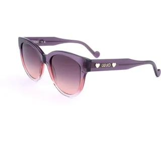 Liu Jo Damen-Sonnenbrille im Cat-Eye-Stil, rund, aus Acetat, LJ772S - Violett