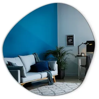 Coloray Unregelmäßig Geformter Spiegel Boho-Loft-Stil Wandmontiert 48 cm x 48 cm