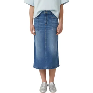s.Oliver Midi-Jeansrock mit aufgesetzten Taschen