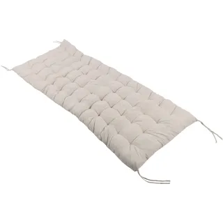 Relaxdays Bankauflage 180 x 70 x 5 cm beige 2 St.