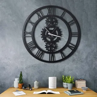 Opviq Gear XL 70,0 cm 70 x 70 cm schwarz