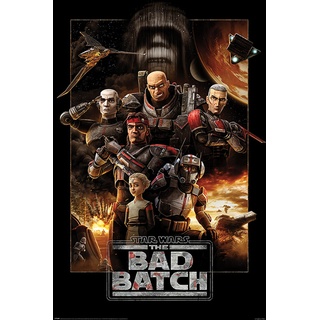 empireposter Star Wars - The Bad Batch - Montage - Film - Plakat Druck - Größe 61x91,5 cm