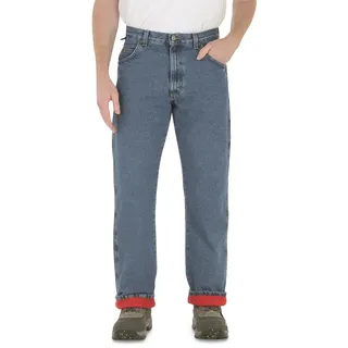 Wrangler Rugged Wear Woodland Herren Thermojeans - Blau - 34W / 34L