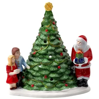 Villeroy & Boch Santa am Baum 20 x 17 x 23 cm grün/bunt