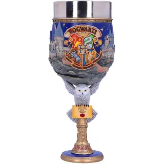 Nemesis Now Collectable Goblet Harry Potter Hogwarts School of Witchcraft and Wizardry Kelch zum Sammeln, Harz, Blau, 1.25 picometer, 1 Stück (1er Pack)