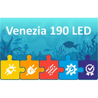 eco+ LED Beleuchtung für FLUVAL Venezia/Vicenca 190 Aquarium | Komplett-Set