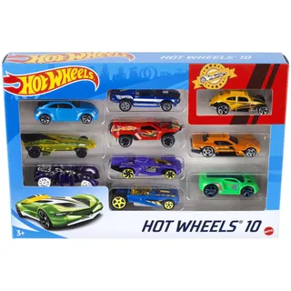 Hot Wheels 54886 - Geschenkpaket 10er Pack 1:64